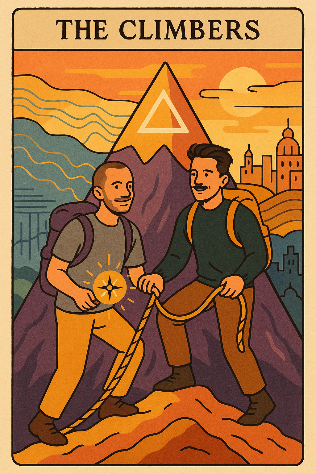 The Climbers Tarot Card